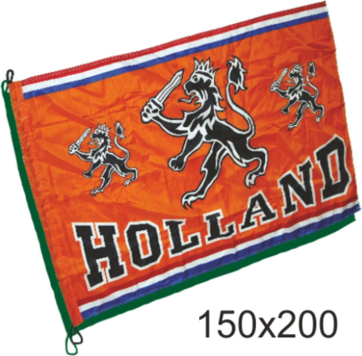 Grote vlag oranje   met leeuw | EK Voetbal 2020 2021 | Nederlands elftal vlag | Nederland supporter |   souvenir | 150 x 200 cm